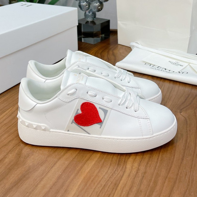 Valentino Men Shoes Fashion Design Luxury Brand OPEN SNEAKER WITH VLTN PRINT with Original Box WY0S0830BLUA01 Whatapp