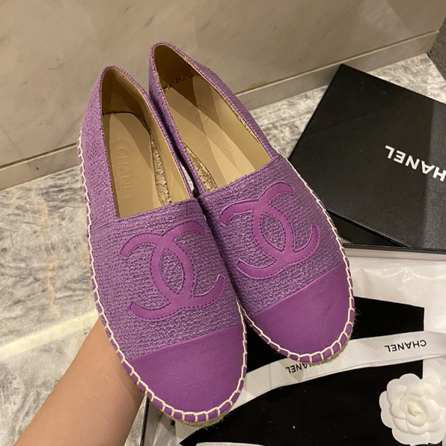 Chanel Women Shoes Fashion Espadrille Luxury Brand Casual Shoes for Women ESPADRILLE with Original Box Espadrilles Whatapp