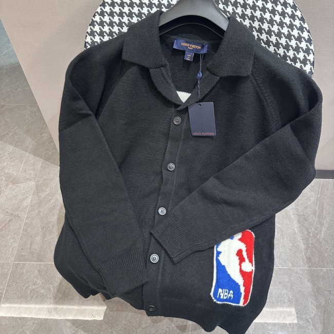 Louis Vuitton x NBA Men Womens Sweater Knitwear Luxury Brand Mens Knit Cardigan Top Quality Whatapp