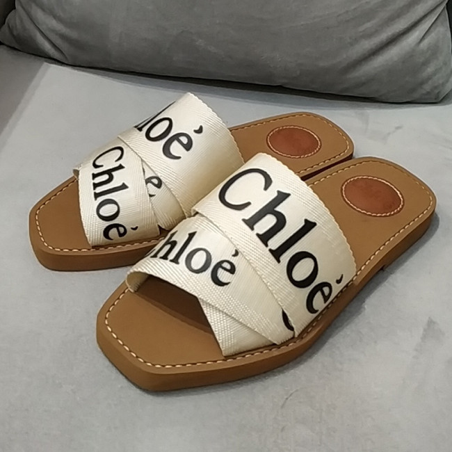 Chloe Womens Shoes Mule Slides Sandals Slippers Luxury Brand with Original Box Summer Design Whatapp