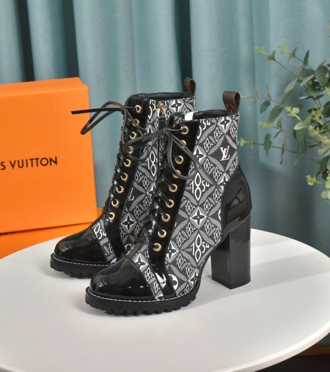 Louis Vuitton Women Shoes Boots Luxury Brand STAR TRAIL ANKLE BOOT with Original Box Whatapp