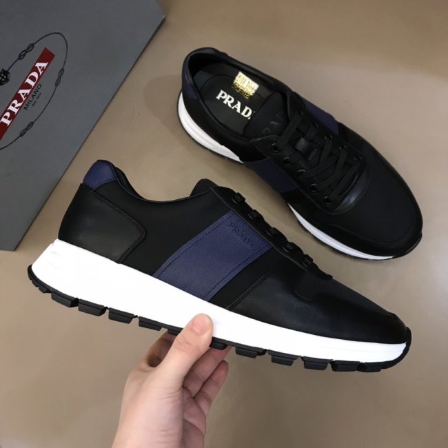 Prada Mens Shoes Sneakers Casual Shoes for Men Luxury Brand Breathable Fashion Sneakers with Original Box Whatapp