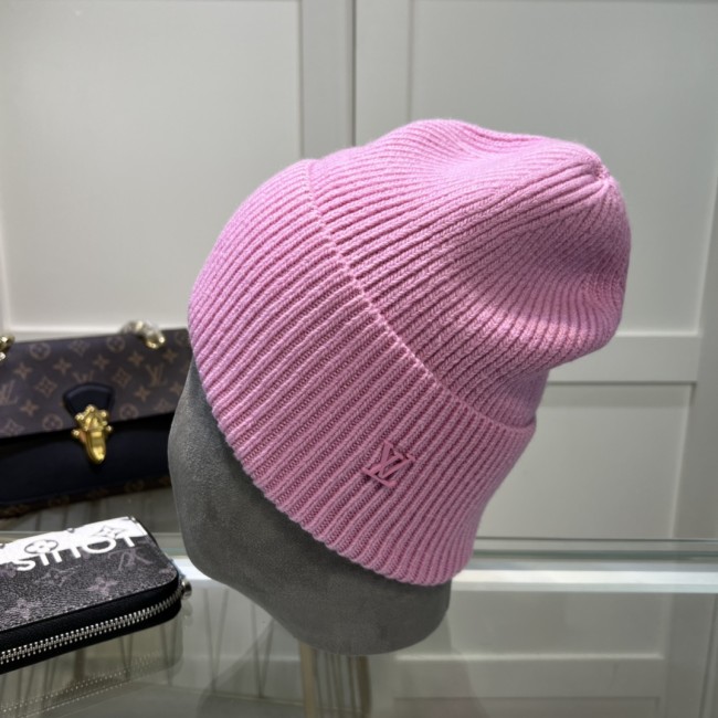 Louis Vuitton Womens Mens Cap Knit Hat Luxury Brand with Original Box