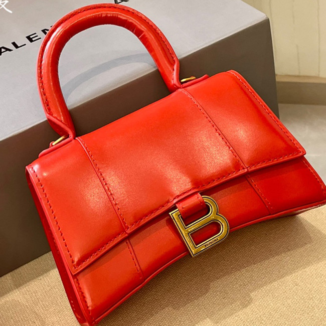 Balenciaga Womens Bags HOURGLASS XS S TOP HANDLE BAG with Original Box Whatapp