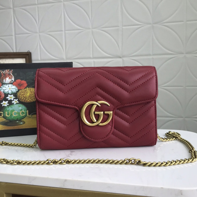 Gucci Womens Bags Shoulder Messenger Bag Luxury Brand GG Marmont matelassé mini bag with Original Box 474575 DTD1T 1000 Whatapp